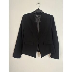 Classy Ellen Tracy Black Blazer Jacket Size 4 Career Business‎ Minimalist